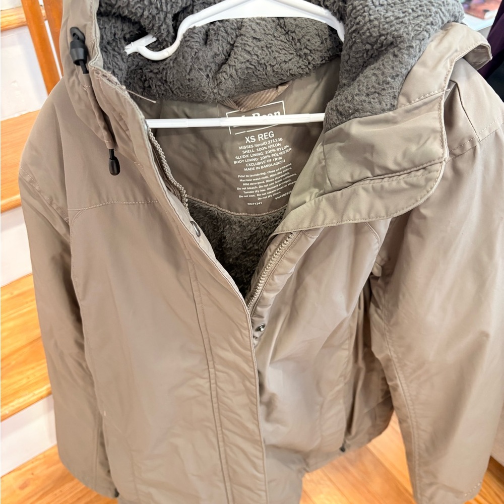 L.L. Bean Tan Winter Jacket